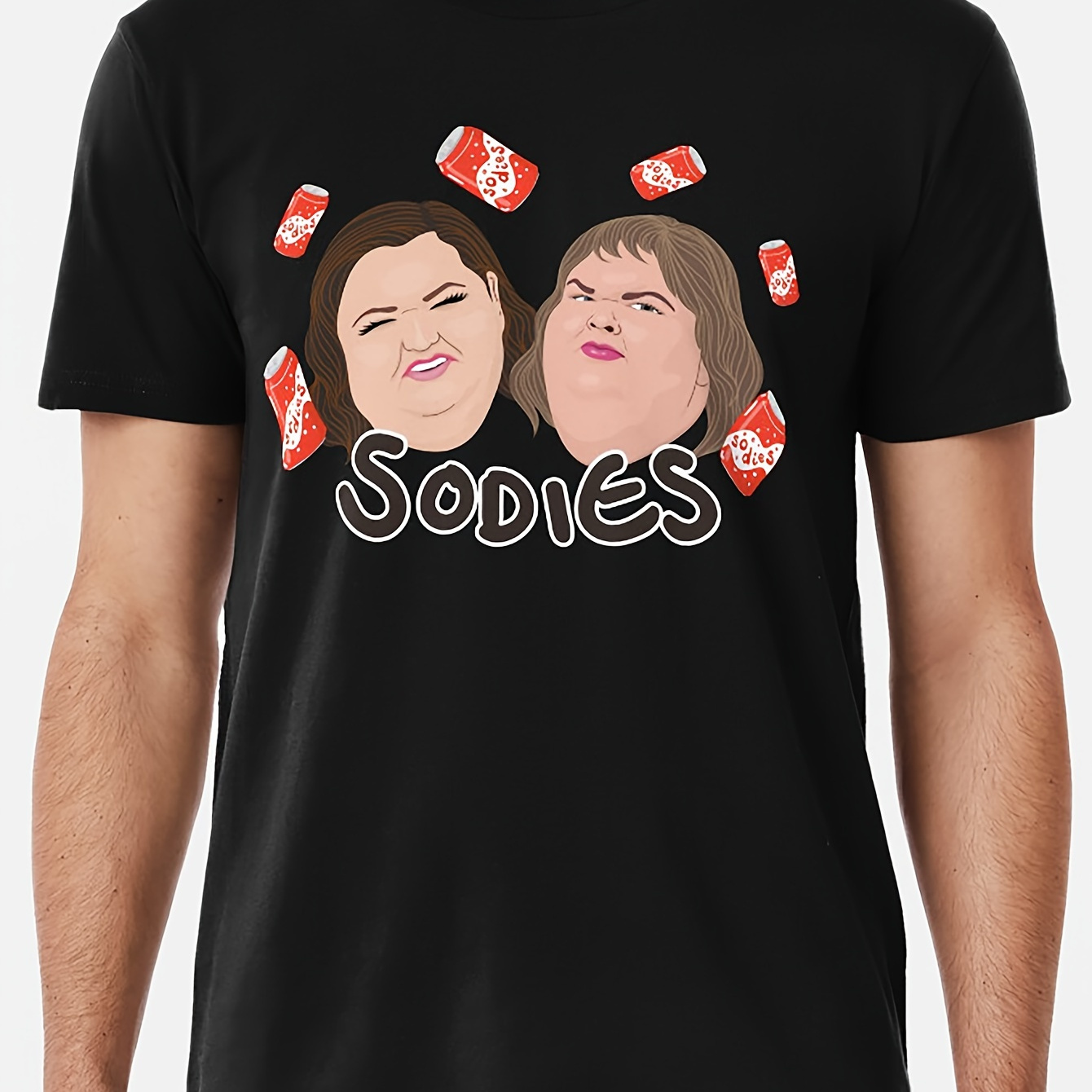 

1000lb Sisters - Sodies - Amy & Premium T-shirt, Casual Unisex Short Sleeve Tee Tops, Youth & Adult Black T Shirt, Gift, Christmas Gift