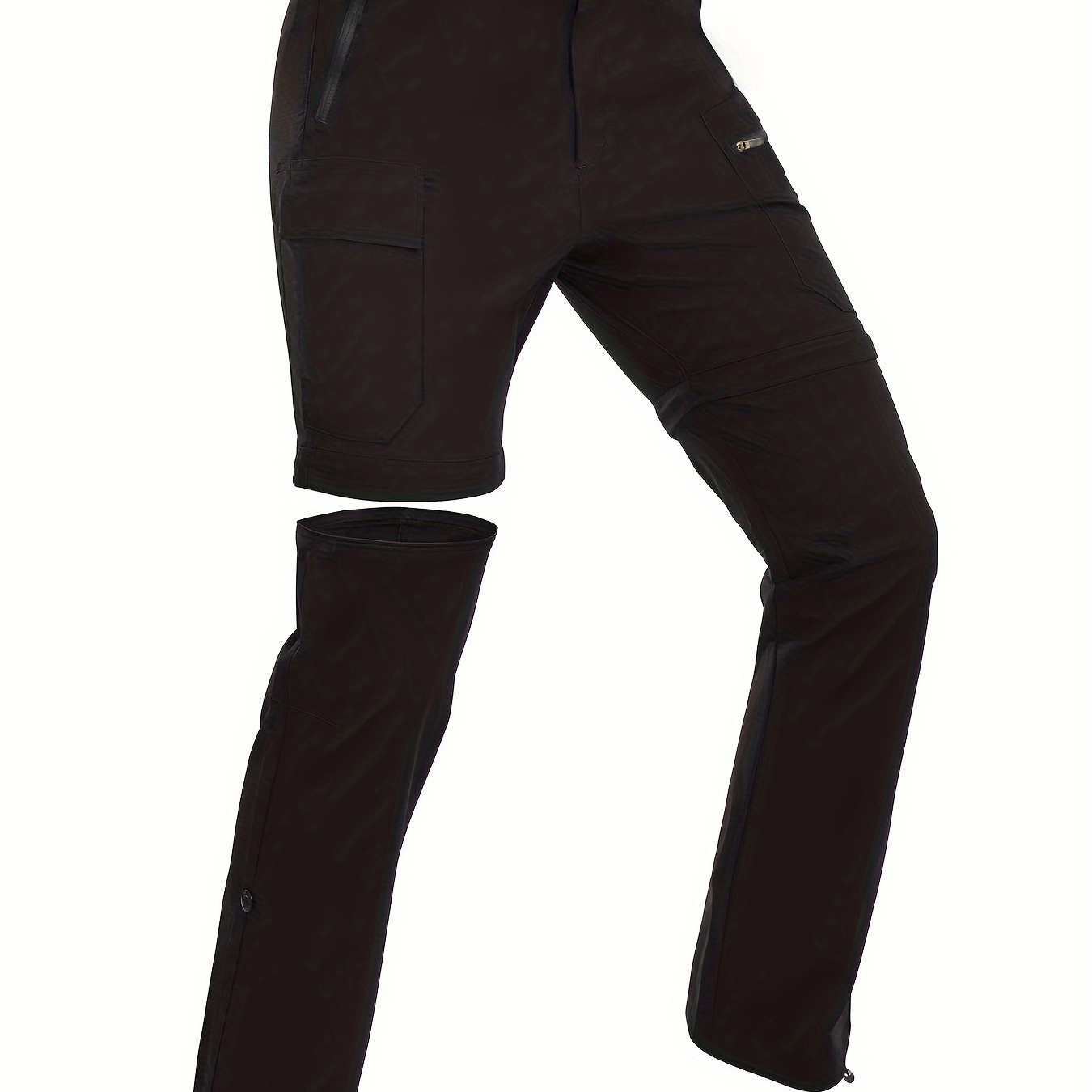 

Women's Outdoor Cargo Trousers, Solid , Detachable Into Shorts, Suitable For Outdoor Sports Suitable For Autumn