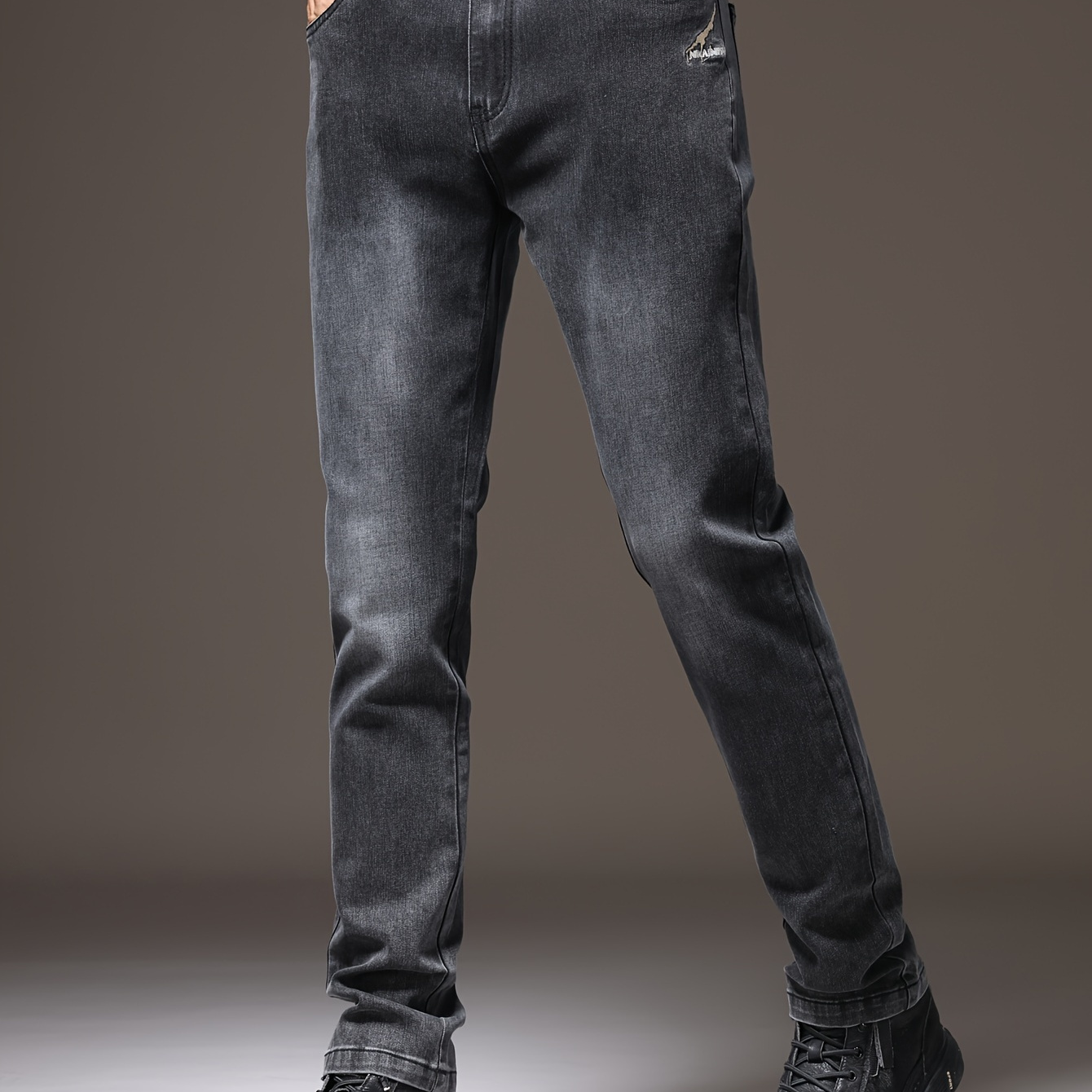 Men's Semi formal Skinny Pants Fall Winter Business - Temu