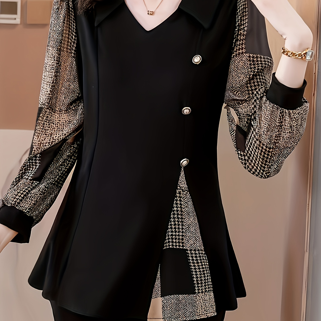 

Spring And Autumn Stylish Clothing, Slimming Long-sleeve Shirt For Women.