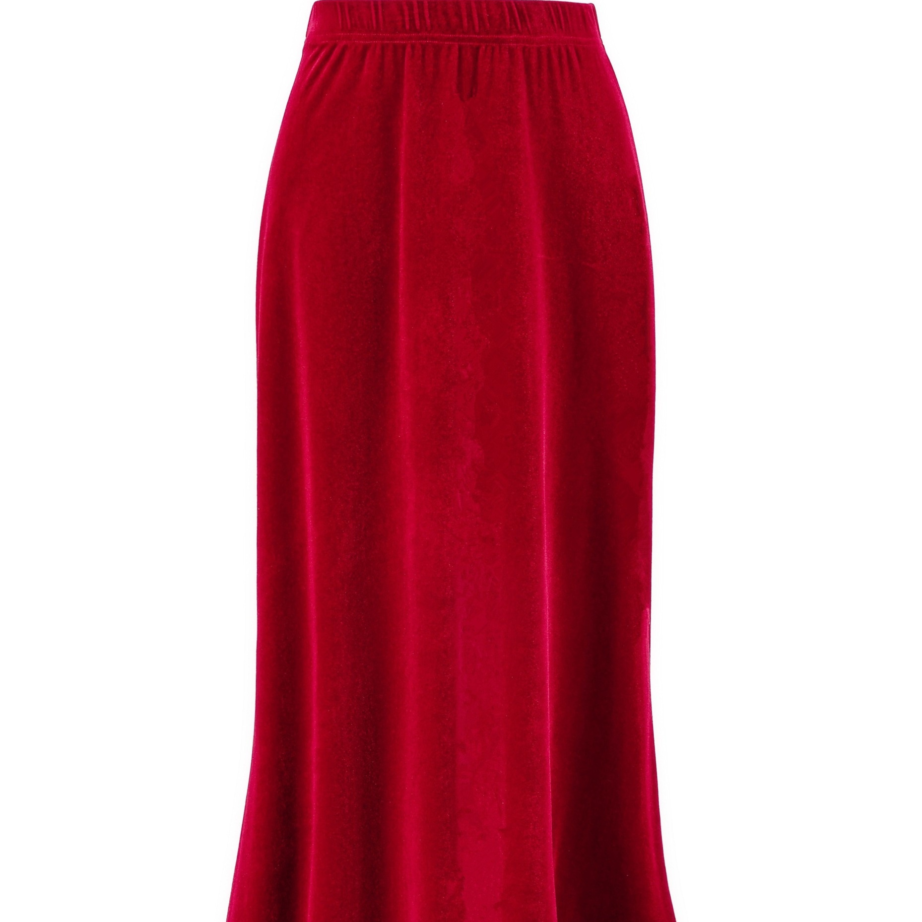 

Elegant Mermaid Skirt For Women - High-waisted, A-line, Long Polyester Fashion Skirt With Waistband, Spring/summer