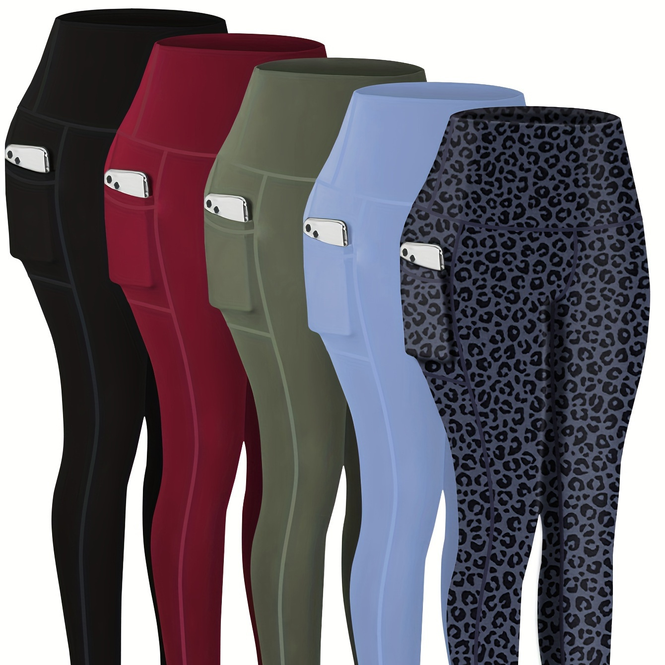 

5- Plus Size Leggings For Women, - , Running Tights For