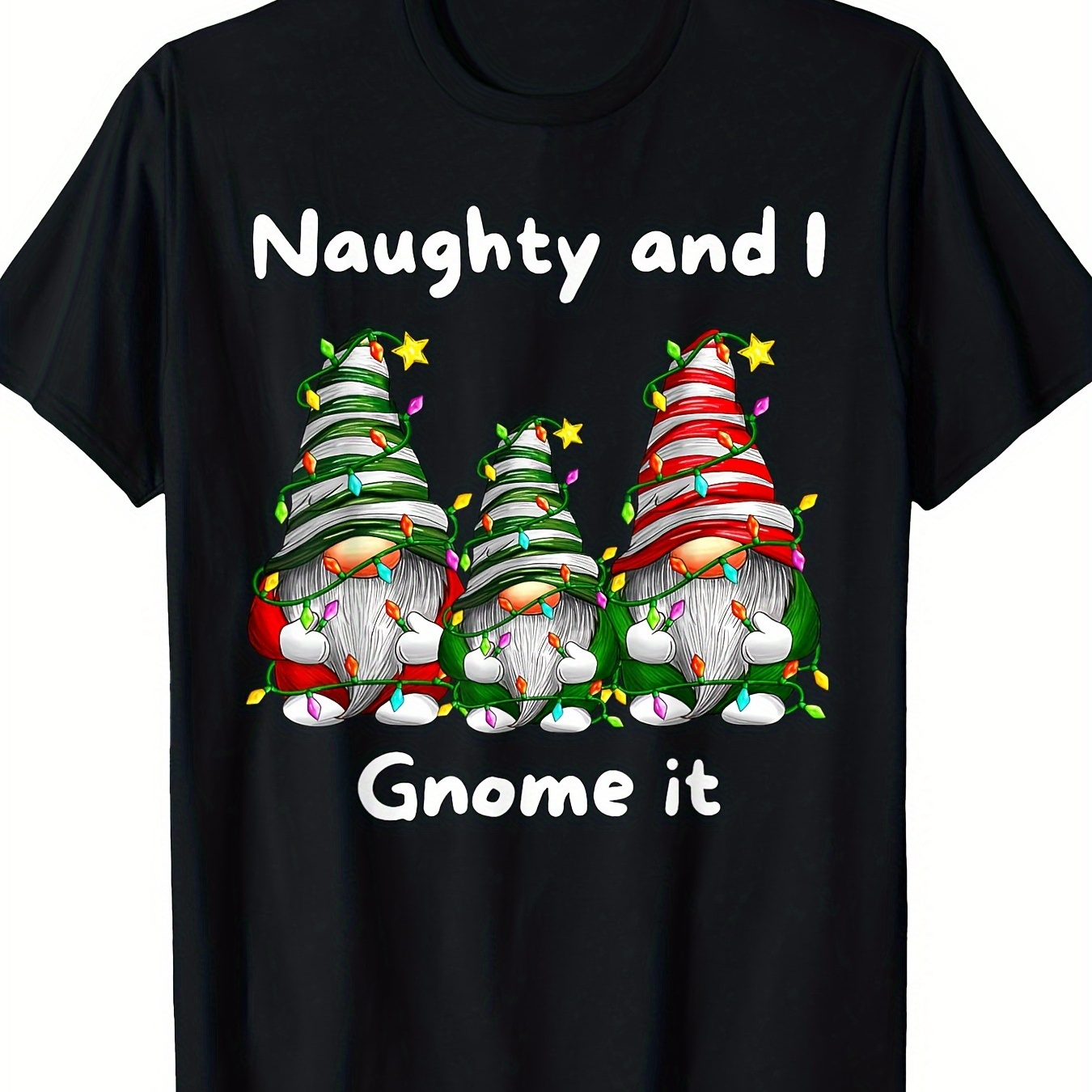 

Naughty And I It Christmas Family Matching Pjs T-shirt - 220g 100% Cotton