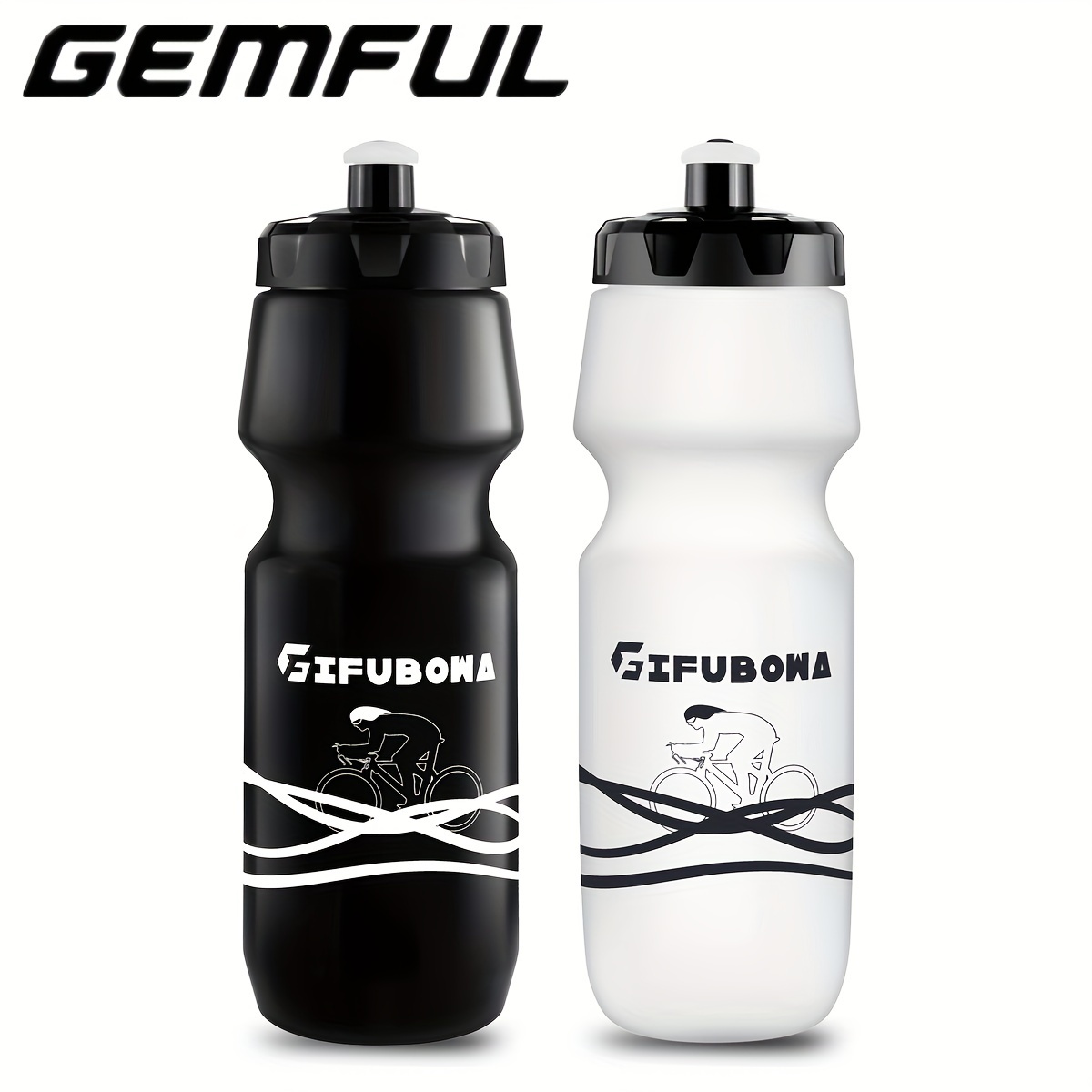

750ml 24oz Bpa-free Bike Water Bottle For Cycling - Squeeze Sports Drink Bottle For Outdoor Activities