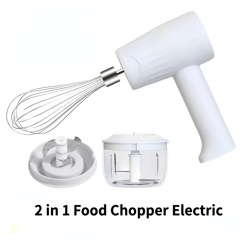 2 In1 Chopper Electric Electric Garlic Chopper Smal Food Processor Hand