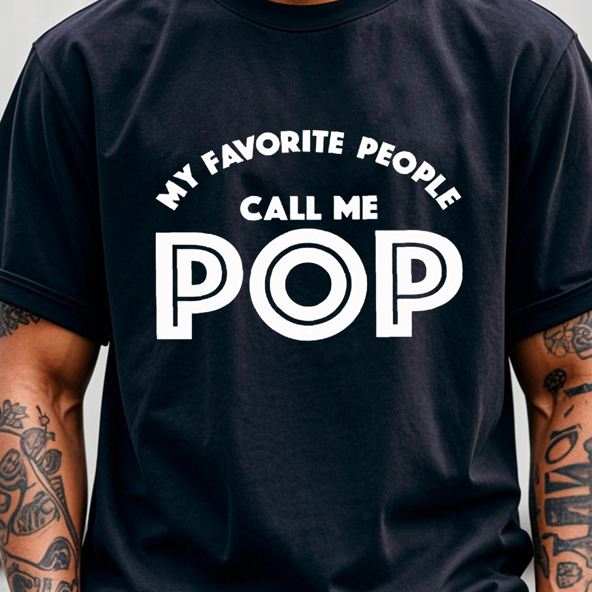 

Shirt| Men's ' People Pop' Graphic Tee - Casual Crew Neck, 100% Cotton, Moisture-wicking, Short Sleeve T-shirt For Summer Outdoor Fun