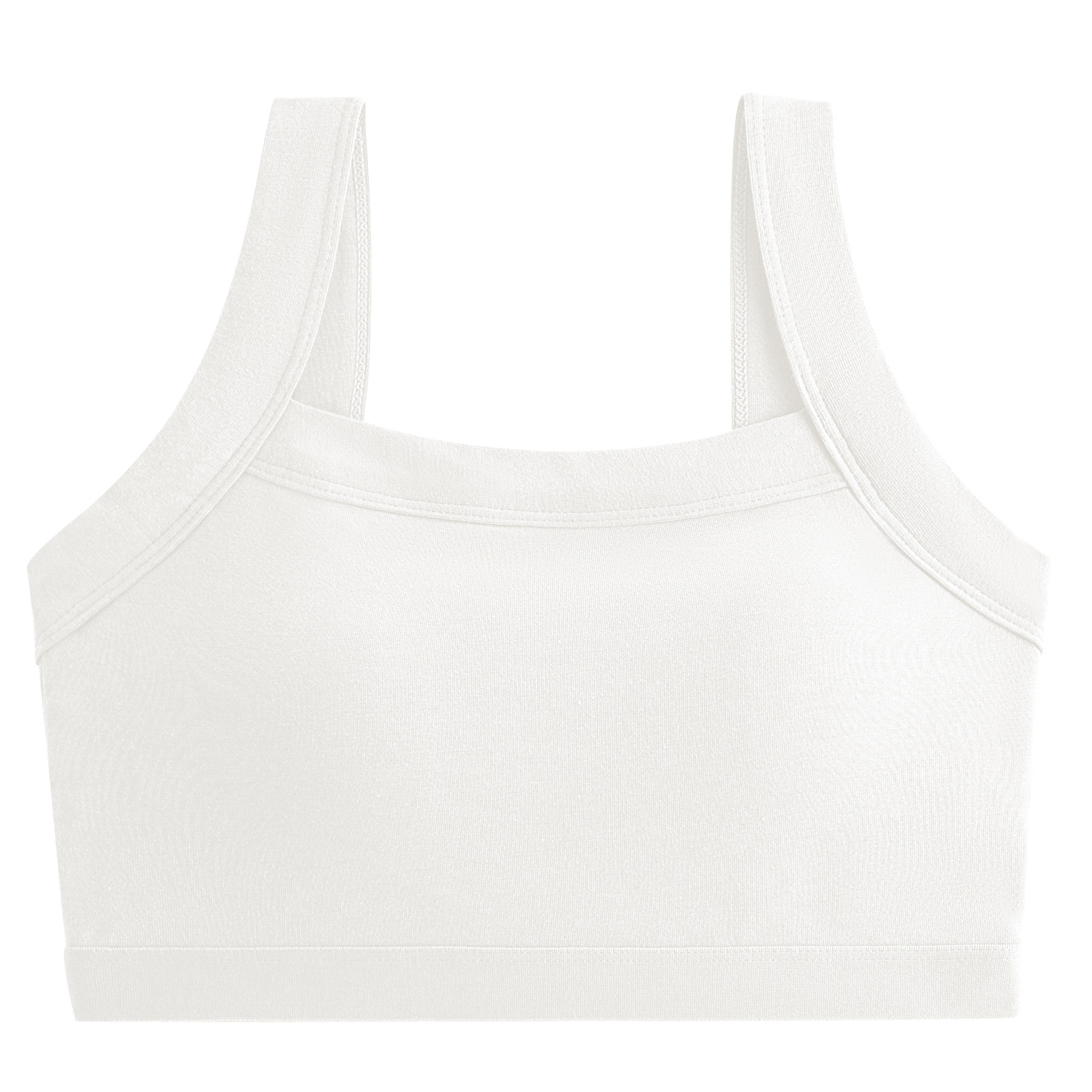 Solid Color Cami Sports Bra Wirefree Beauty Back Integrated - Temu