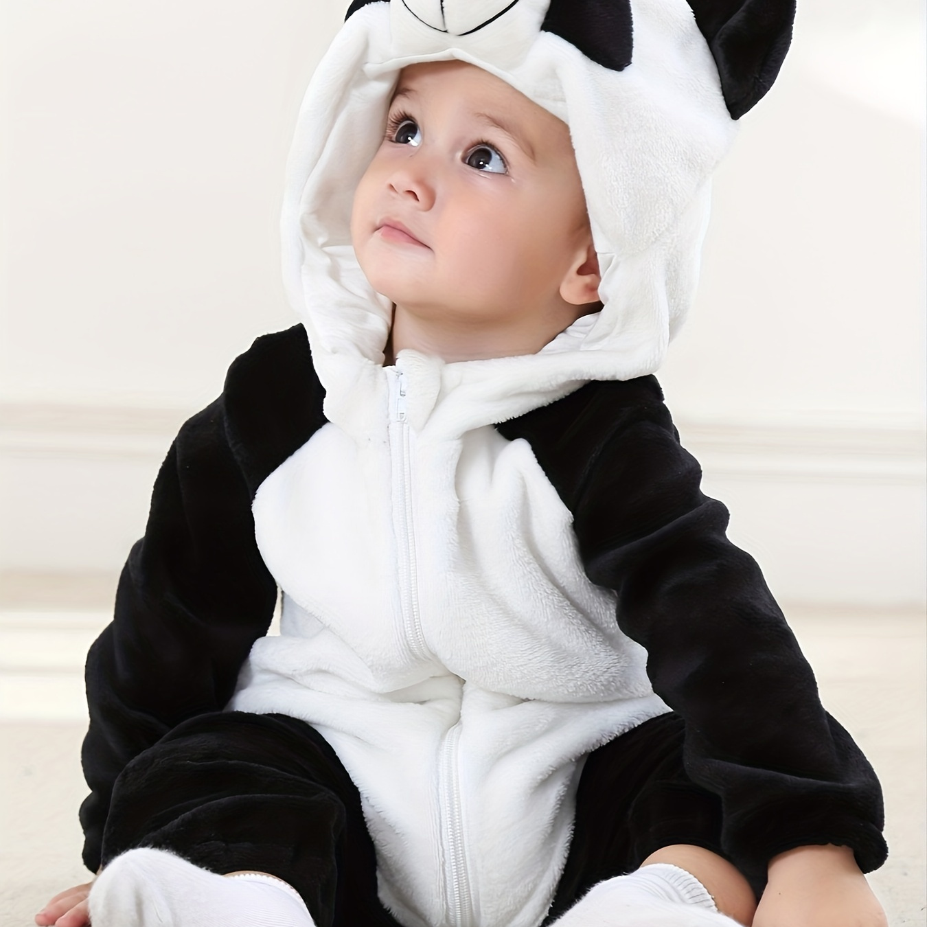 Mameluco Bebé Panda Animal Disfraz Halloween Unisex Infantil