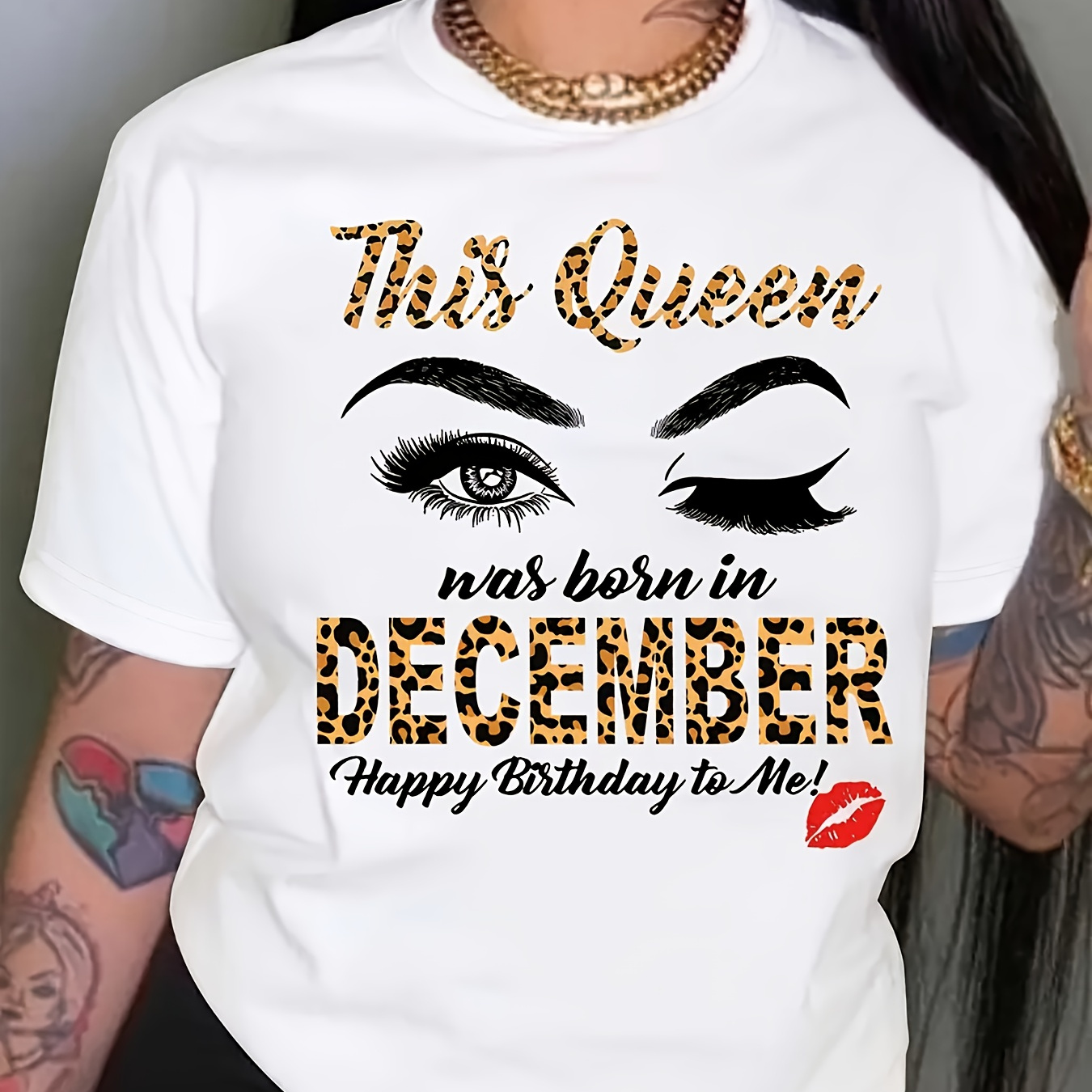 

December T-shirt - Polyester , , , -