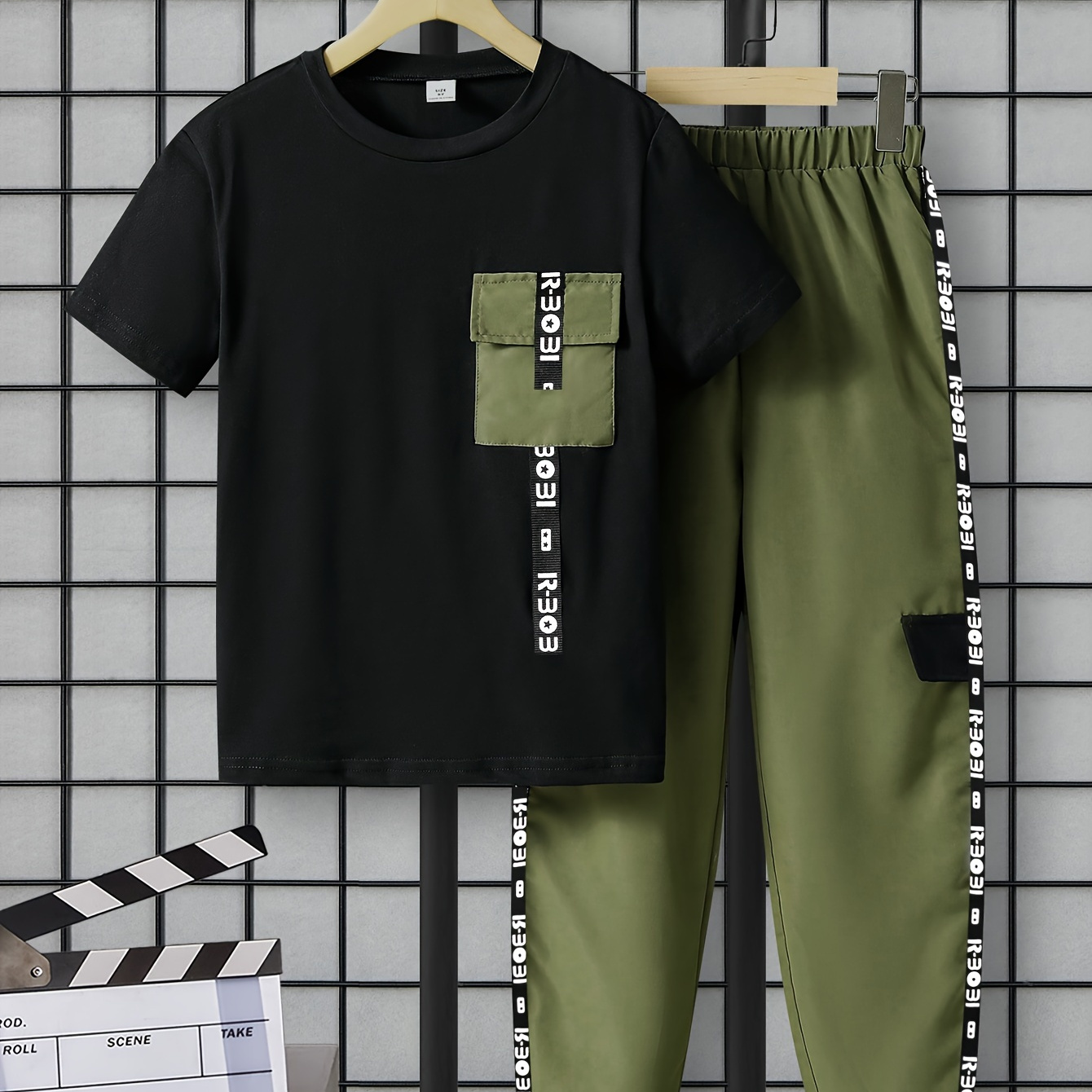 

2pcs Boy's T- & Pants Set, , And Summer Clothes For &