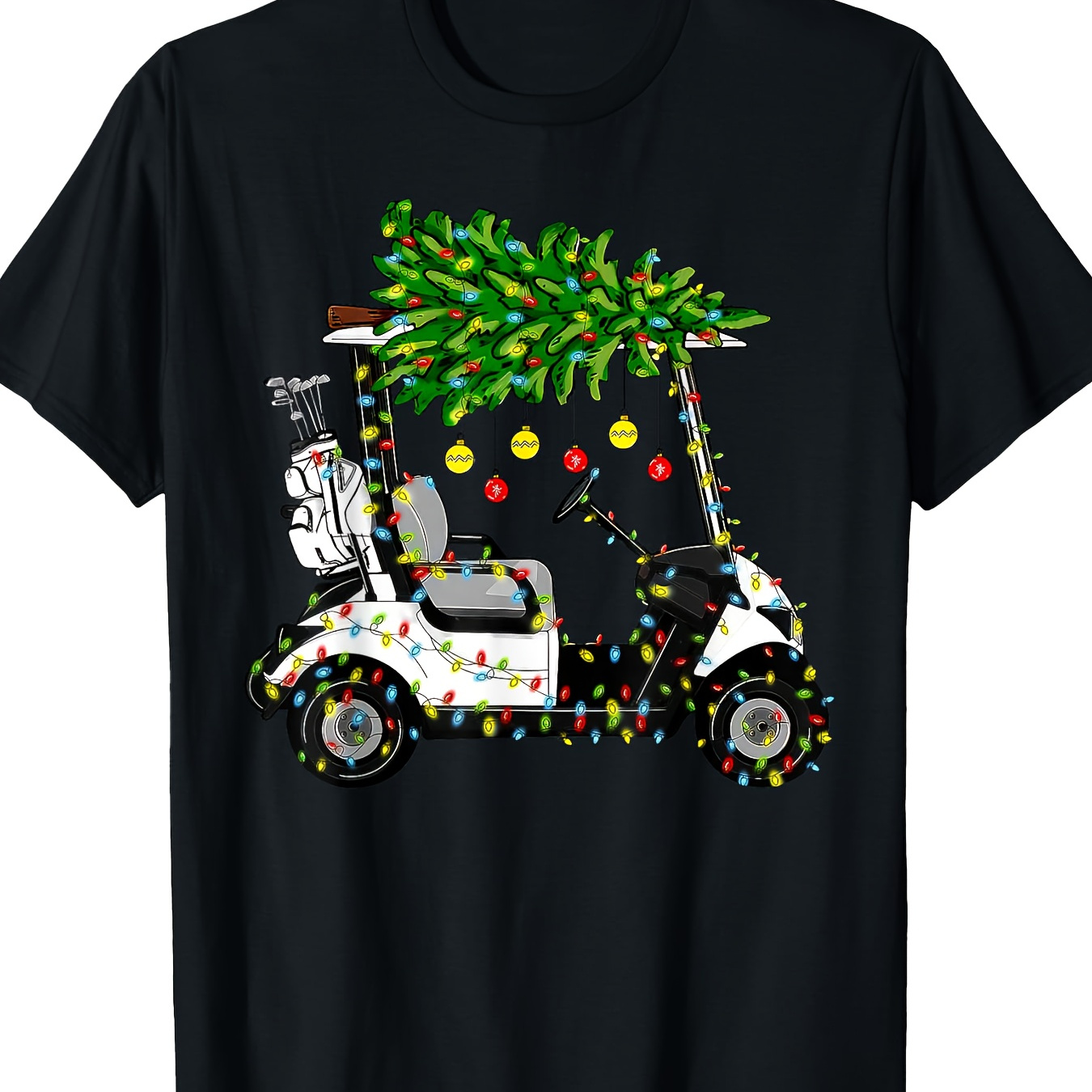 

Golf Christmas Tree Golfer Golfing T-- 220g