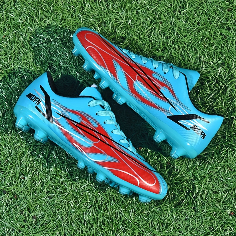 Boys Soccer Shoes 2023 New Cleats Lightweight Athletic Outdoor Non Slip Training Competition Football Shoes For Children Girls, Kids Sneakers