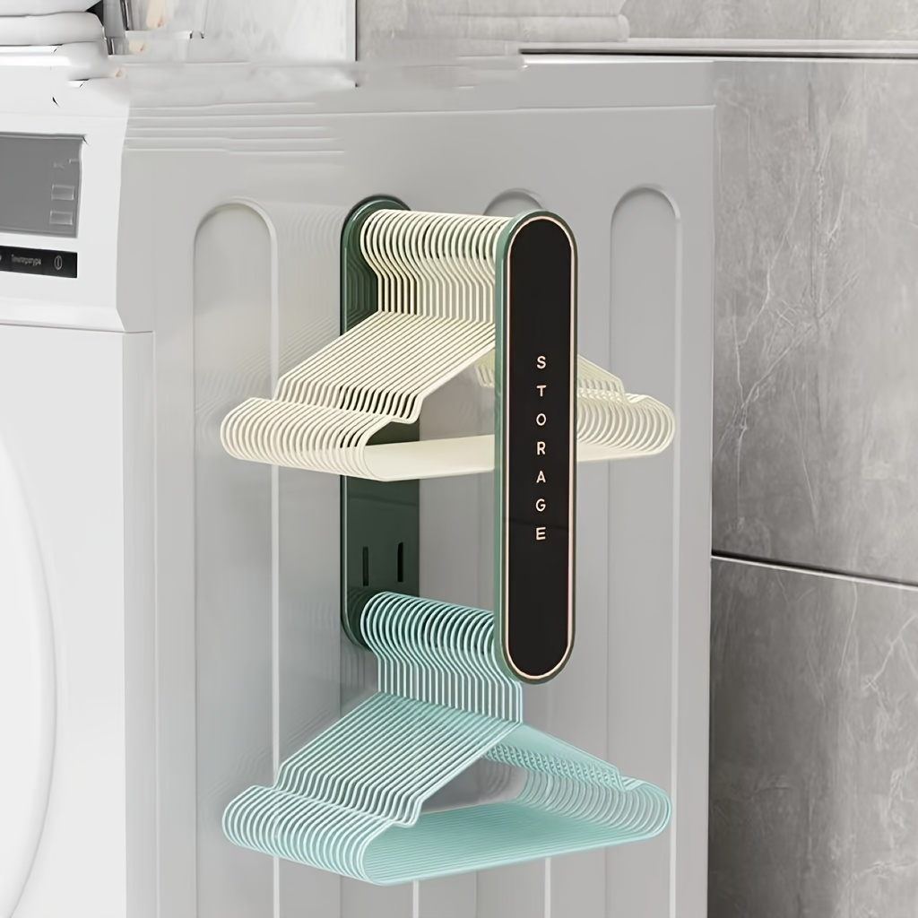 Hanger Organizer Rack Washing Machine Side Rack For Laundry - Temu