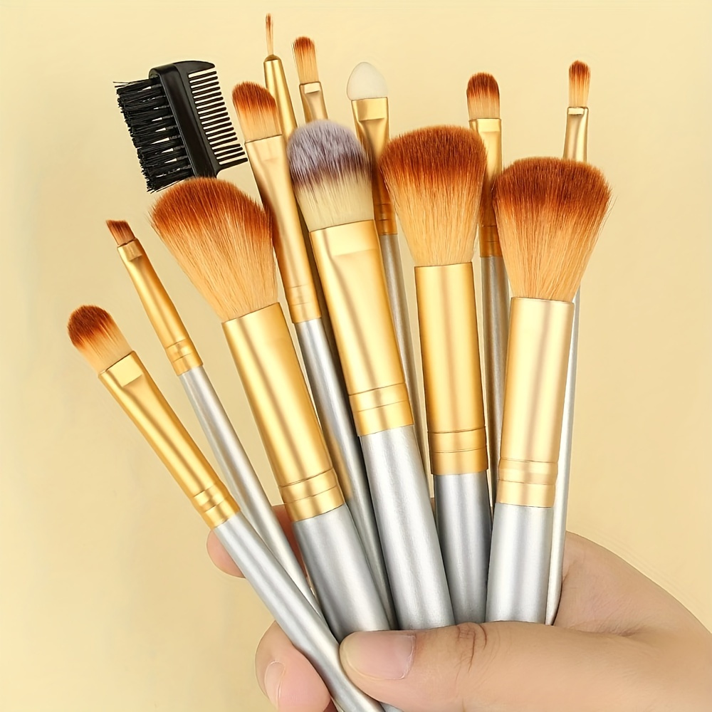 Professional Makeup Brush Full Set Soft Bristles Premium - Temu