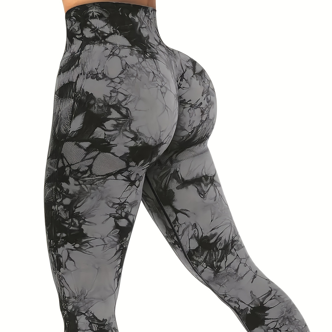 Leggings De Yoga Elásticos Tie Dye, Pantalones Casuales De Gimnasia De  Fitness De Cintura Alta Ajustados, Ropa Deportiva Para Mujeres - Temu