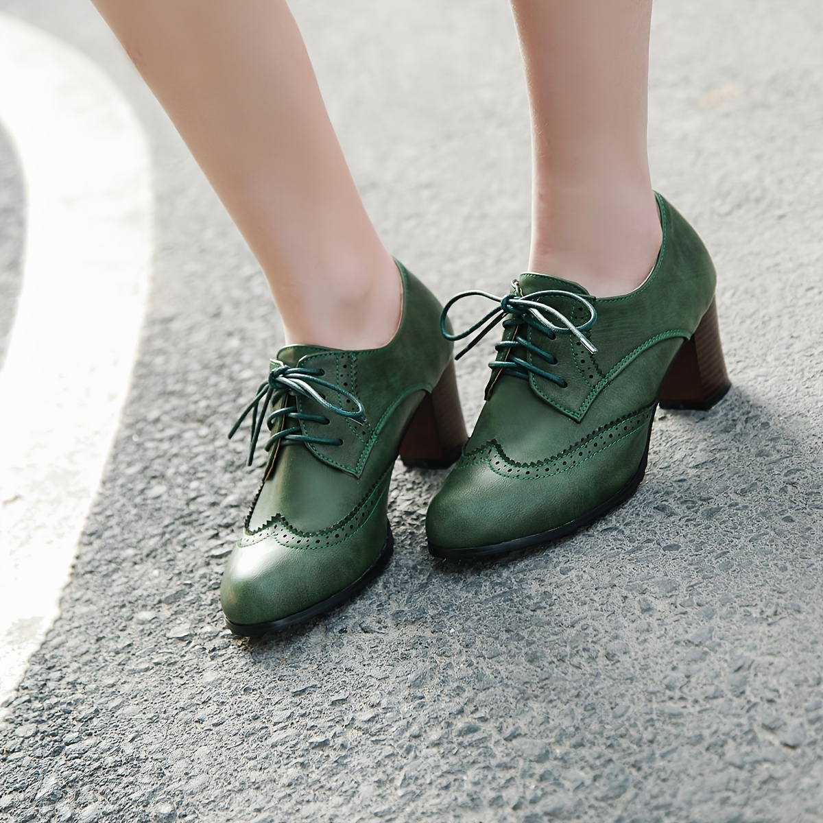 green dress shoes for women