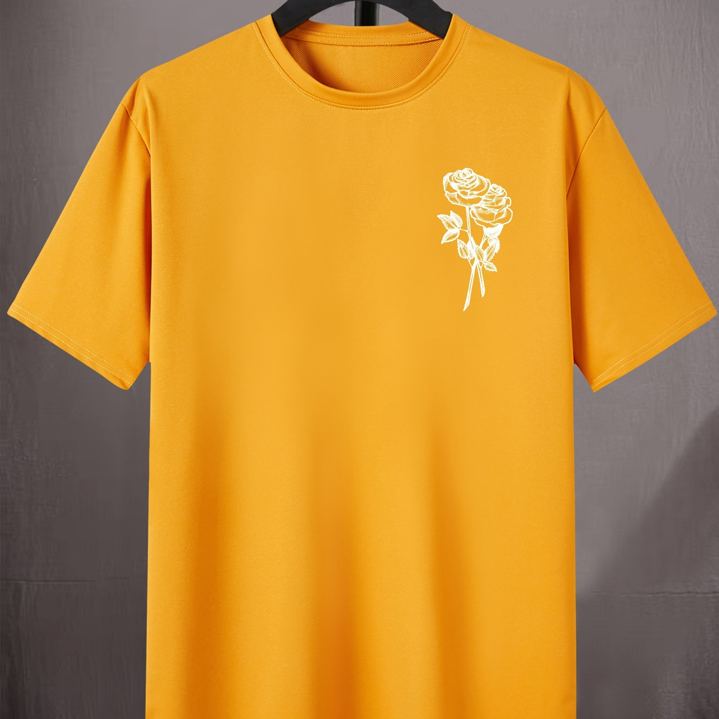 

Trendy Rose Print T-shirts For Boys - Cool, Lightweight And Comfy Summer Clothes!