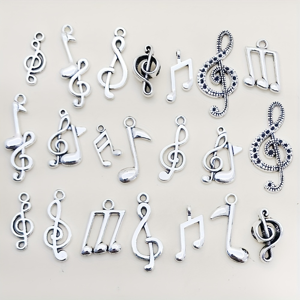 

Mix 20pcs Silvery Pendants For Jewelry Making For Diy Necklace Bracelet