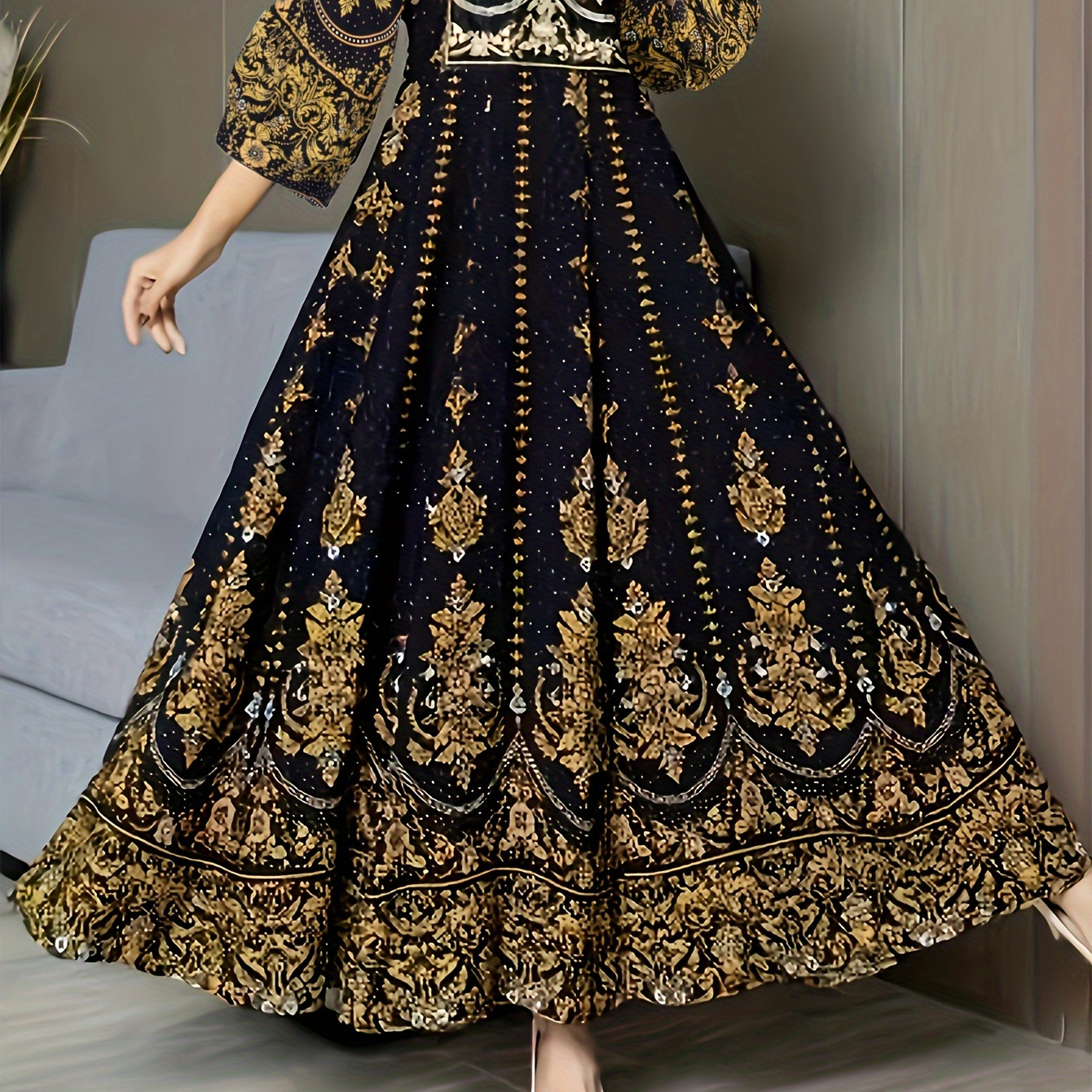 

Plus Size Embroidered , 3/4 , 's Plus Size Clothing