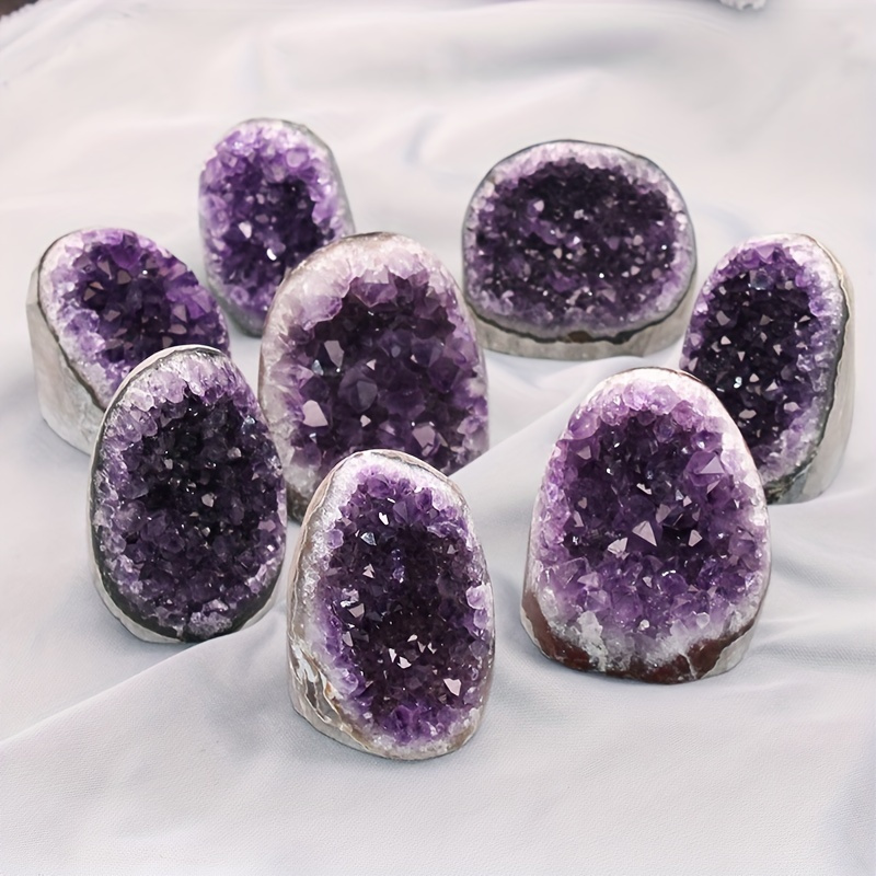 1pc Natural Amethyst Cluster Ornament, Amethyst Cave Raw Stone , Mysterious Gemstone Single 100g-300g, Ideal choice for Gifts