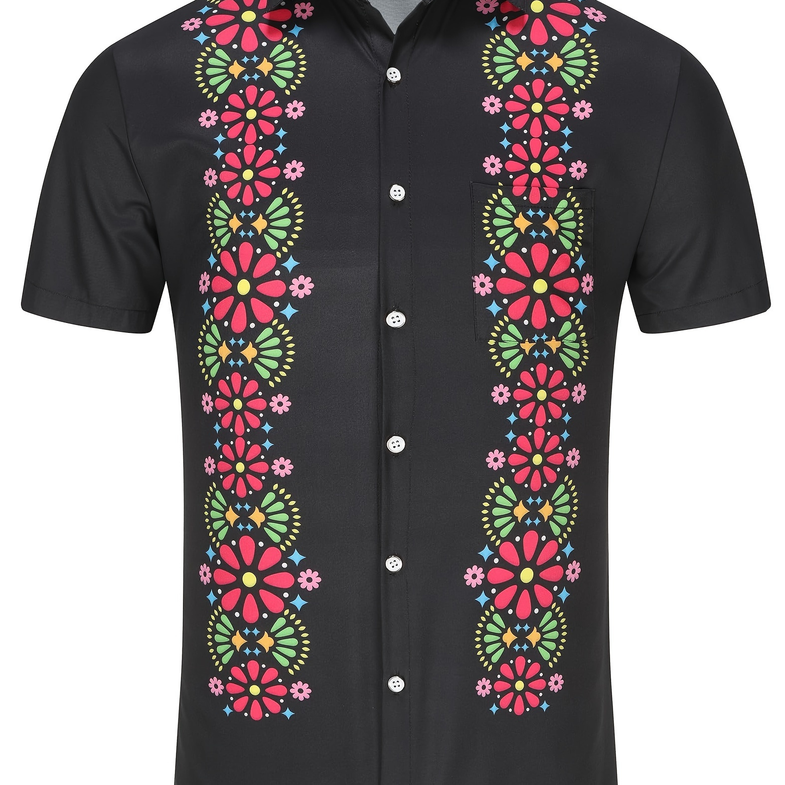 

Kyku For Men Funny Beach Shirts Hawaiian Button Down Short Sleeve