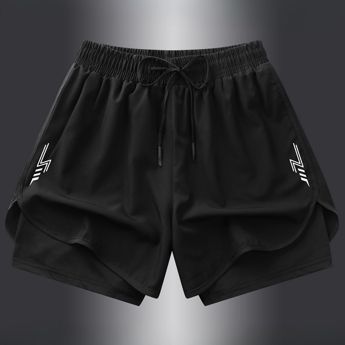 

1pc - Summer New Printed, -dry, , & Elastane, , Washable, Non-transparent, Regular Fit, , For /, Athletic