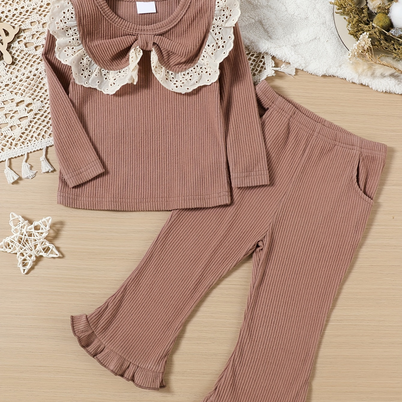 

Girl And Top And Pants Two- Set, For