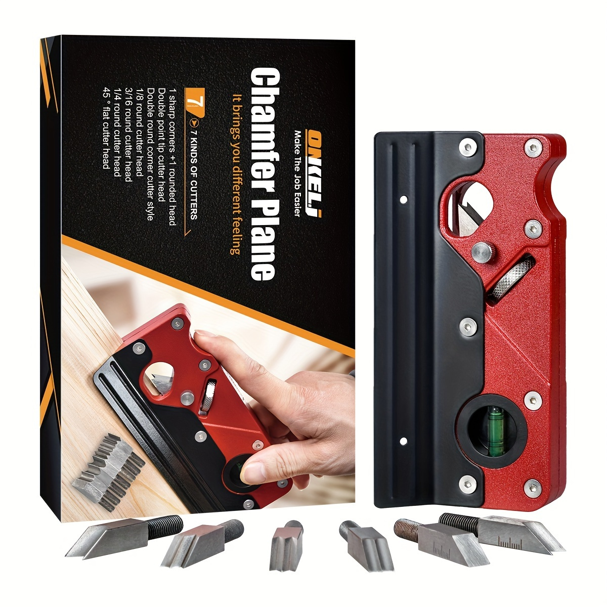 

Upgrade Your Woodworking Craftsmanship With The Chamfer Plane - Quick Edge Planing & Radian Corner Plane Trimming
