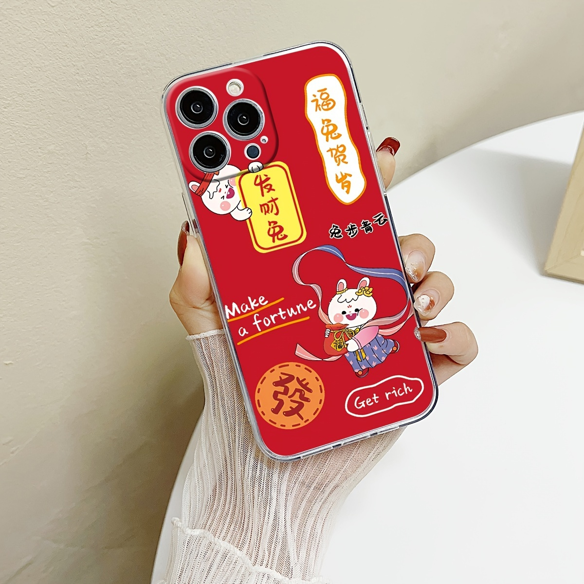 Chinese Rabbit New Year Theme Phone Case Temu