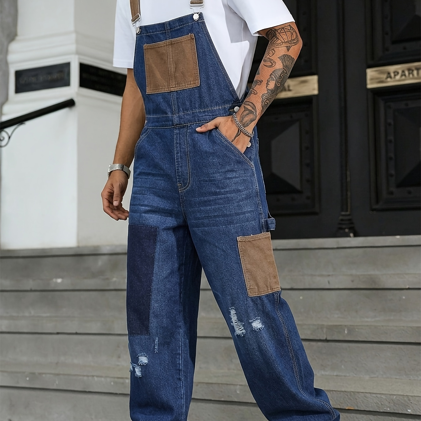 【Tommorch】denim jumping overall トゥモーチ Tommorch - モード系アパレルSHOP