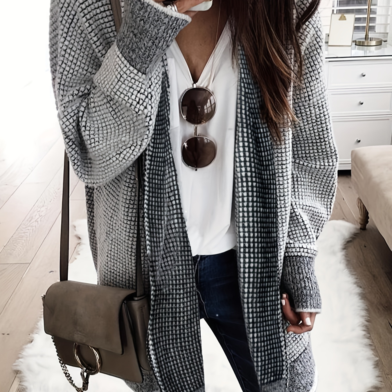 

Women' , And Long Sleeve, Thickened Polyester, , Pattern, /,