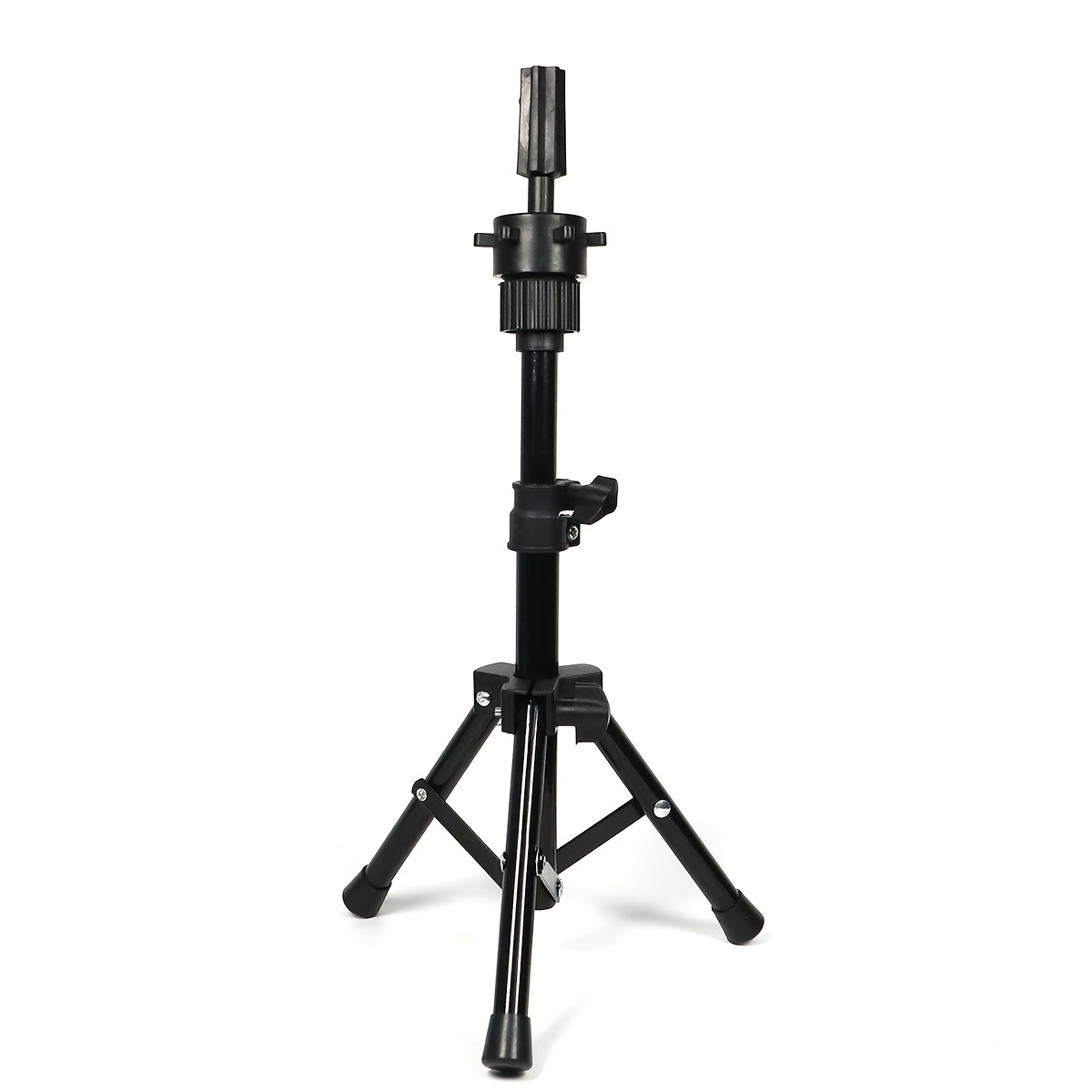 Tripod Mini Mannequin Head Stand, Wig Stand Tripod Adjustable (36.83-55.37  Cm) For Mannequin Heads Training Heads