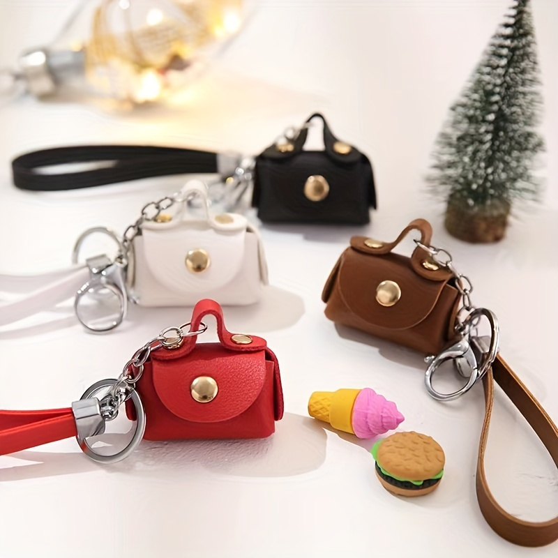 Cute Owl Small Bag Women PU Leather Coin Purses Fashion Jelly Handbag Girls  Coin Card Holder For Kids Purses Keychain