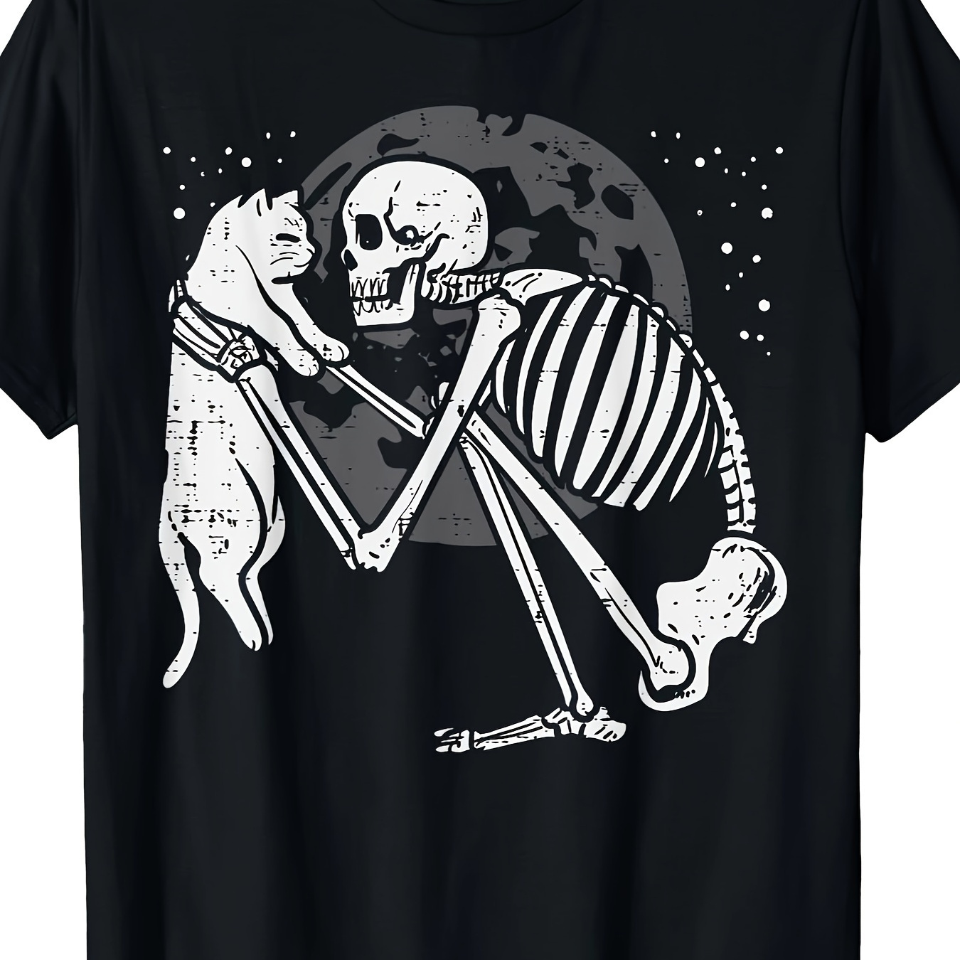 

Skeleton Cat Cute Goth Men Women T-shirt