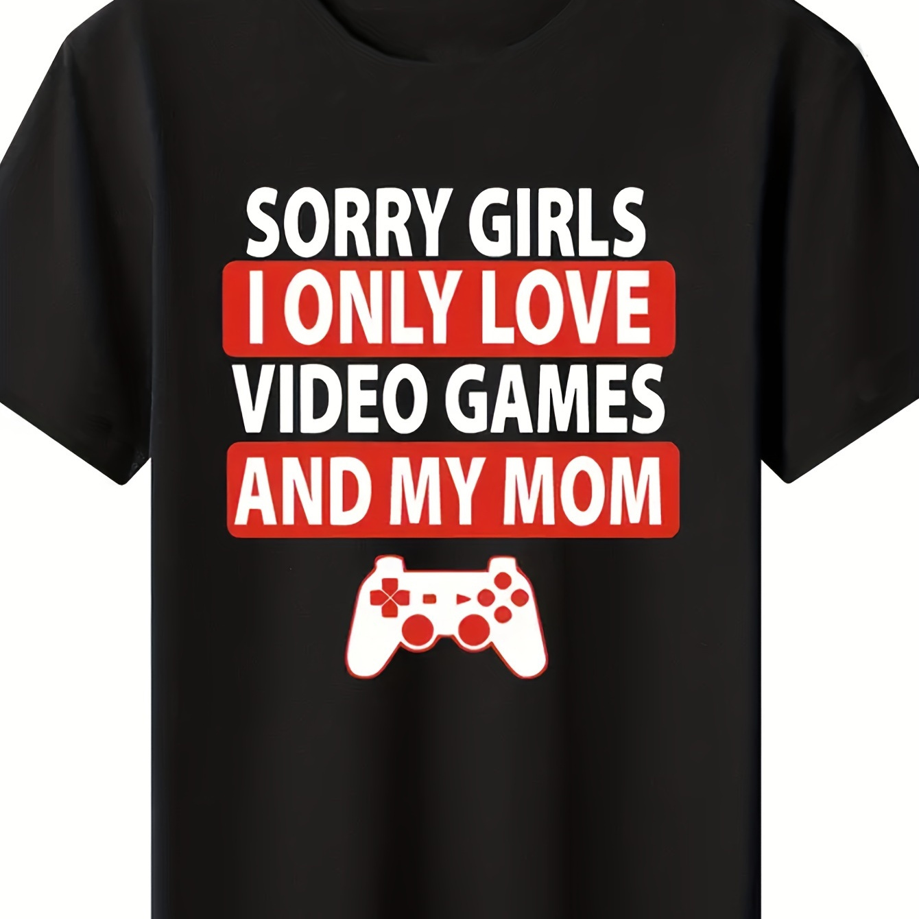 

Men's Video Game Casual Crewneck Short Sleeve T-shirt