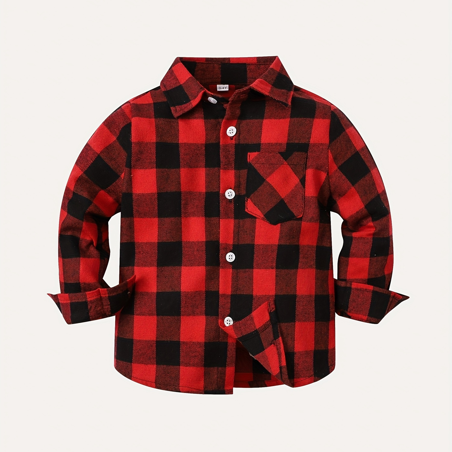 

Kids Boys Button Down Plaid Shirts Long Sleeve Tops Spring Fall Outwear Shirts Jacket Clothes