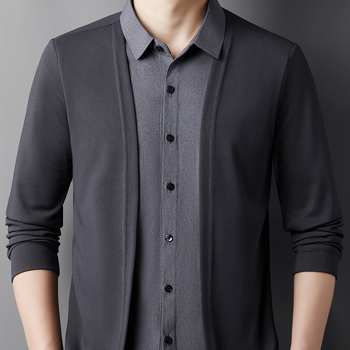 

Josfond , V-, Long Sleeve, , Polyester, , , Fit, For /