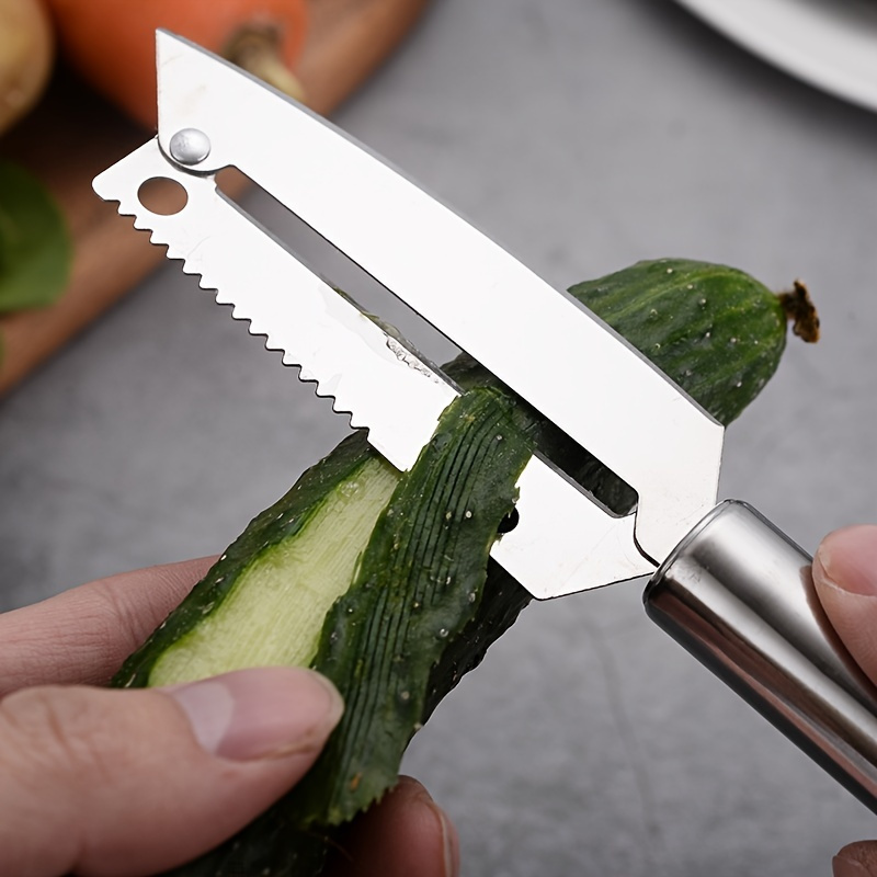 TD® Couteau à éplucher multifonctionnel créatif, Éplucheur de fruits e –