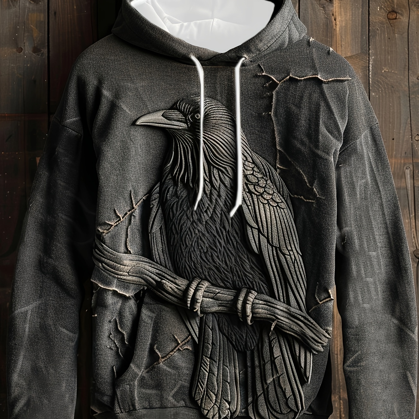

1pc Novelty , Polyester Slight , Regular Fit Hooded Sweatshirt