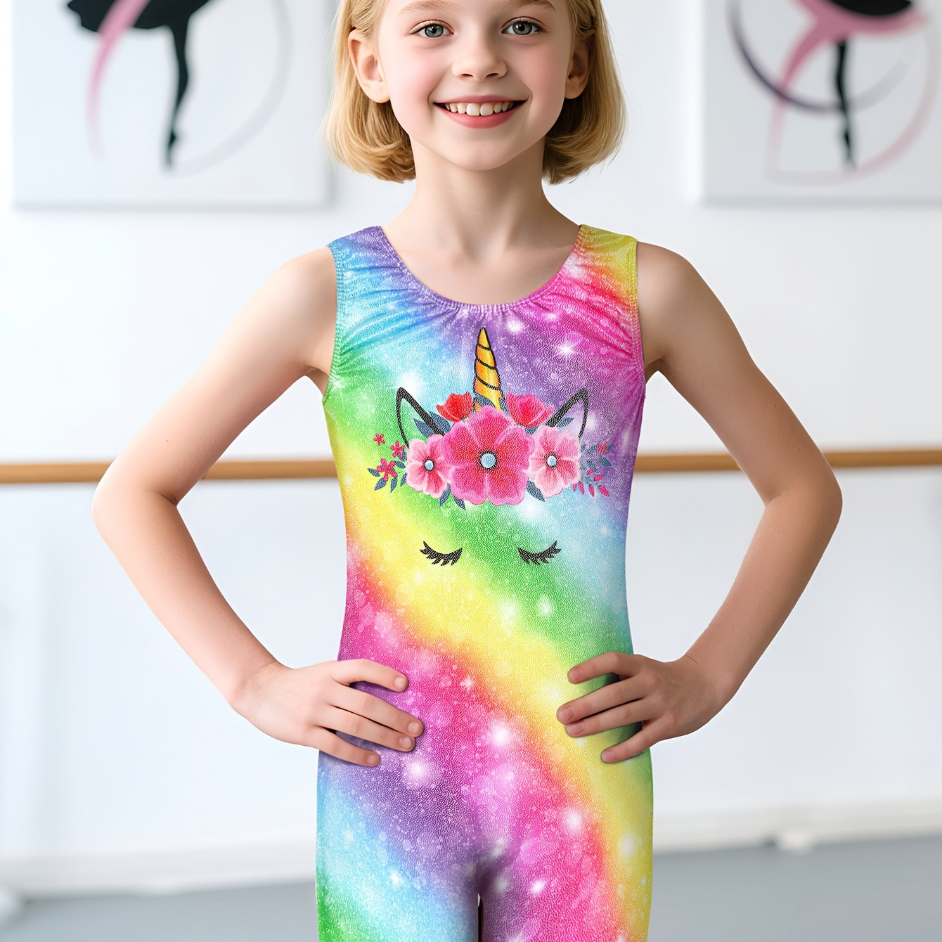 Kids Girls Ballet Leotards Sparkling Shorts 2 Piece Dance Gymnastics Clothes Sportswear Practice Dancewear &ndash; Buy The Best Products In The Online Store