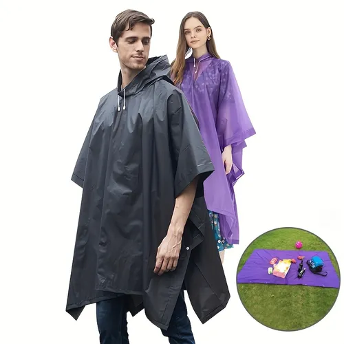 Purple Rain Poncho - Temu