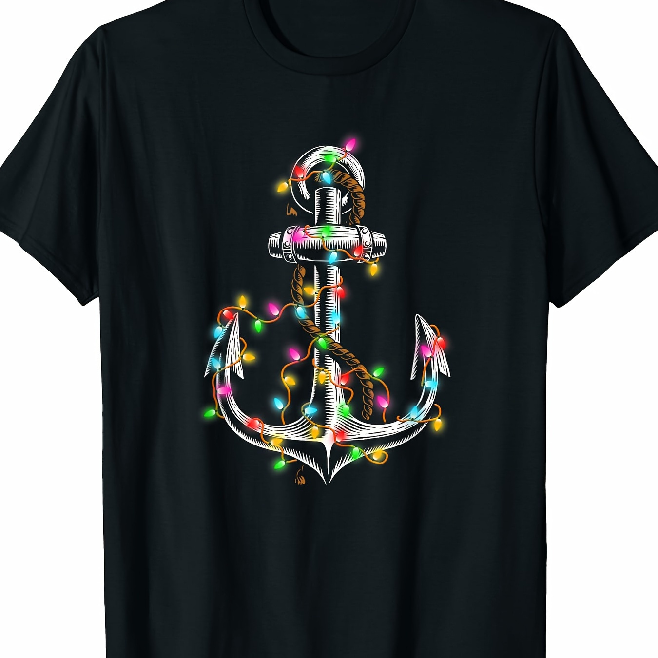 

Christmas Lights Boating Sailing Cruise Boat Gifts T-shirt-220g