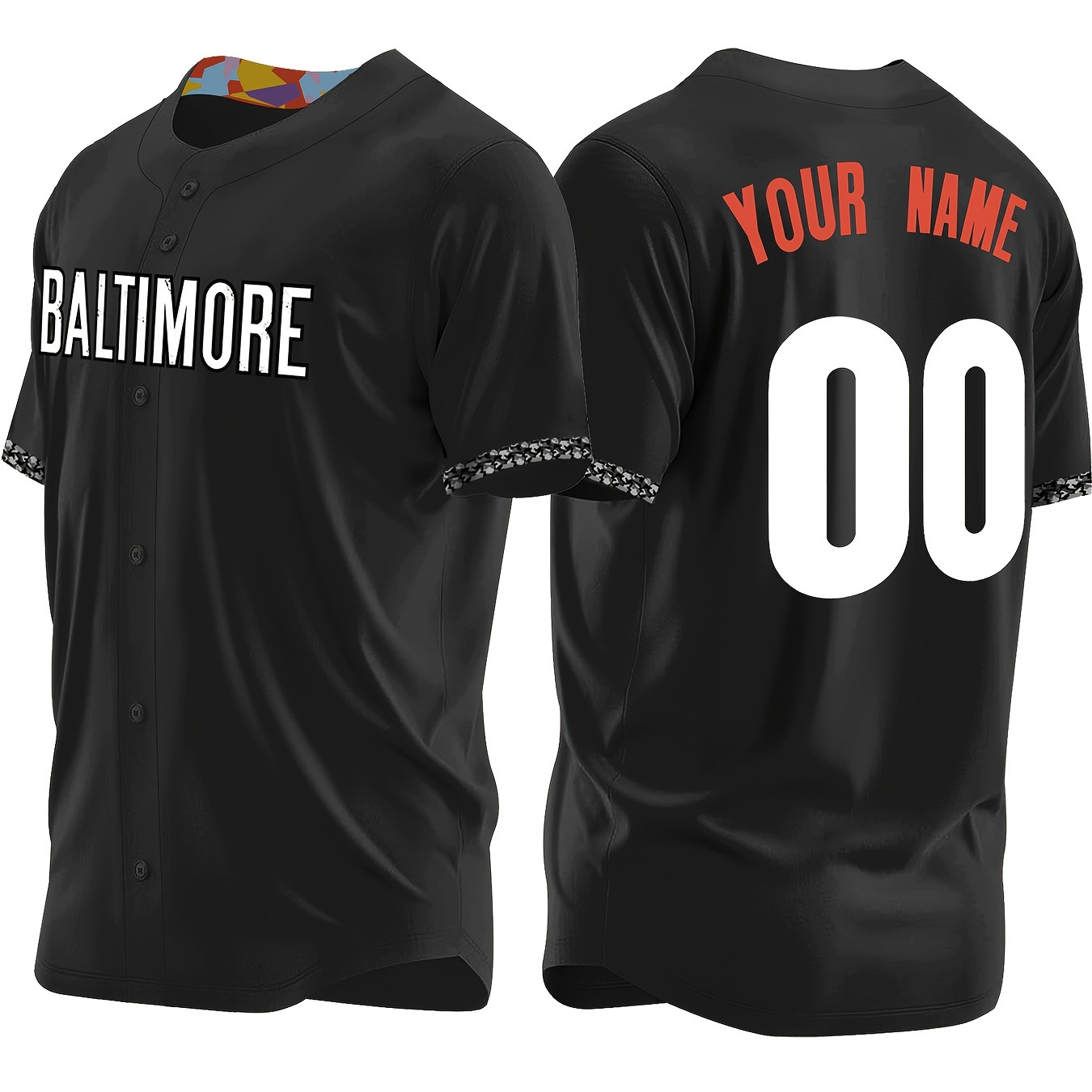 

Customizable Jersey, Polyester, V-, Embroidered & , Top For , , Running, , S-3xl