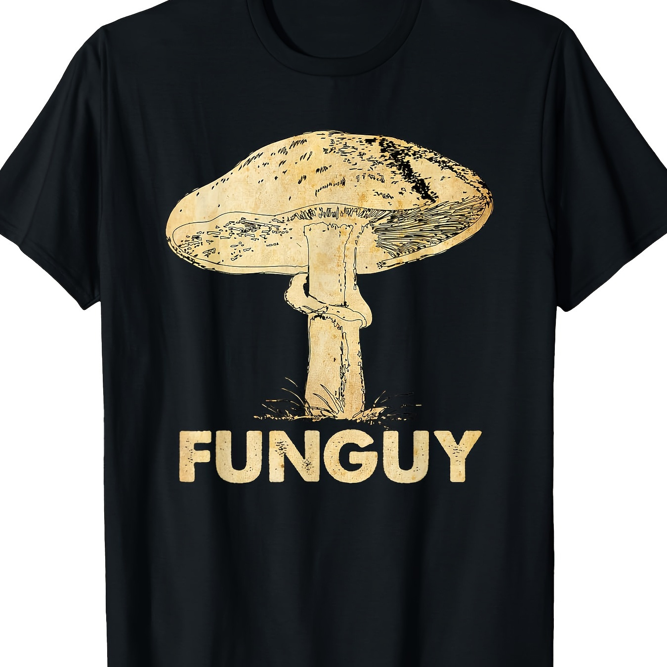 

Funny Fungus Mushroom Men Funny Guy Vintage T-shirt220g