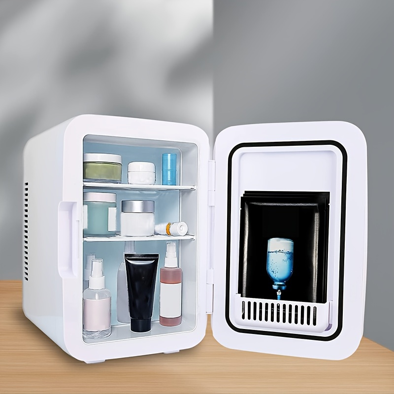 Mini refrigerador para dormitorio, 15 litros/21 latas, mini refrigerador  portátil con alimentación CA/CC para oficina, dormitorio y automóvil