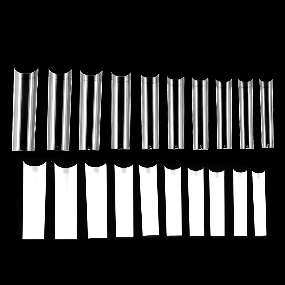 

500pcs, 2xl Square False Nails Tips, Half Cover Acrylic Artificial Tip Manicure With Box For Nail Salons And Home Diy