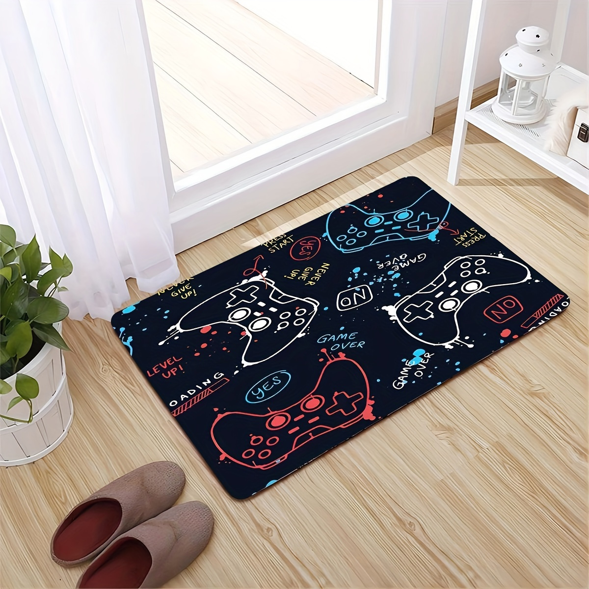 Gamer Controller Area Tapis Antidérapant Tapis de sol Paillassons