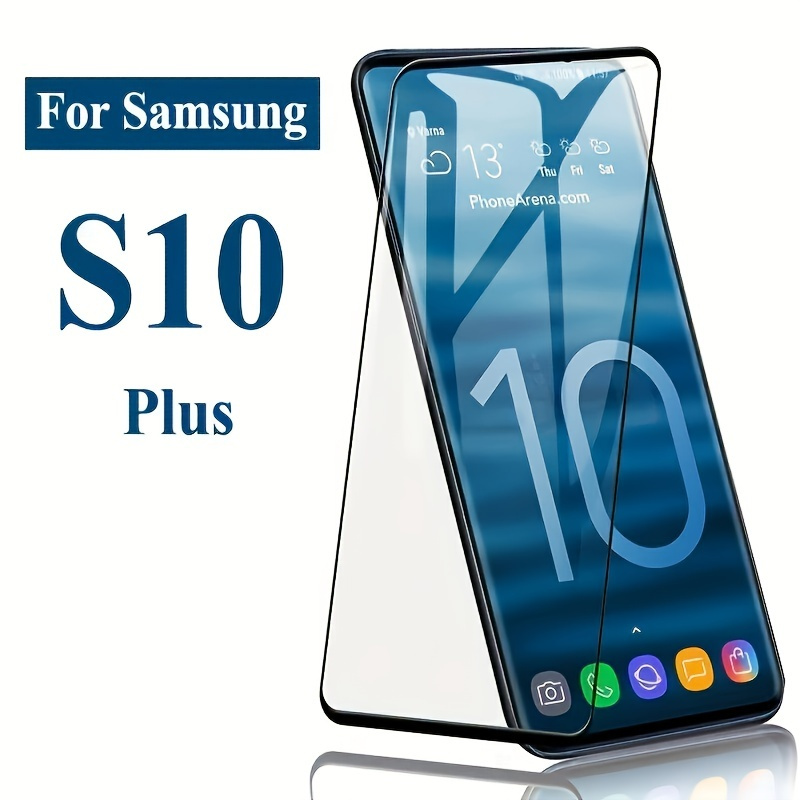 

Screen Protector For Samsung Galaxy S10 Plus/s10 4g, Full Cover 4d Tempered Glass Screen Protector For Samsung S10 Plus, S10+, And S10 4g [full Coverage][case-friendly]-black