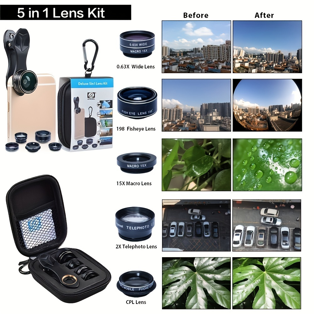 

5 In 1 Hd Camera Lens Kit