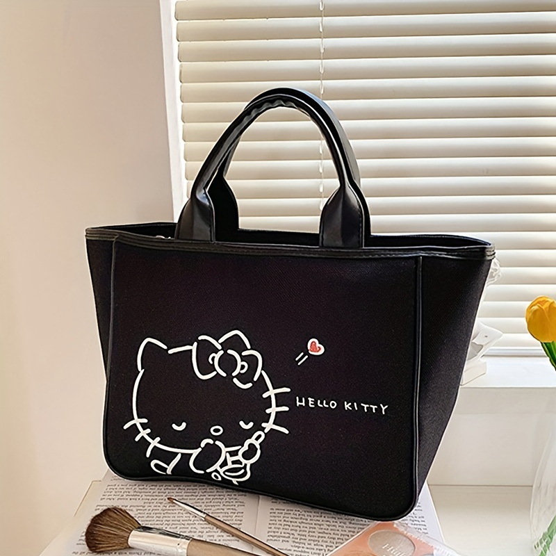 Miniso Cute Cartoon Tote Bag, Large Capacity Canvas Shoulder Bag, Perfect  Underarm Bag For Commuting - Temu